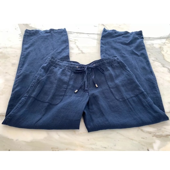TOMMY BAHAMA BLUE DRAWSTRING LEIGH PANTS 6 NWTS! - Picture 7 of 17